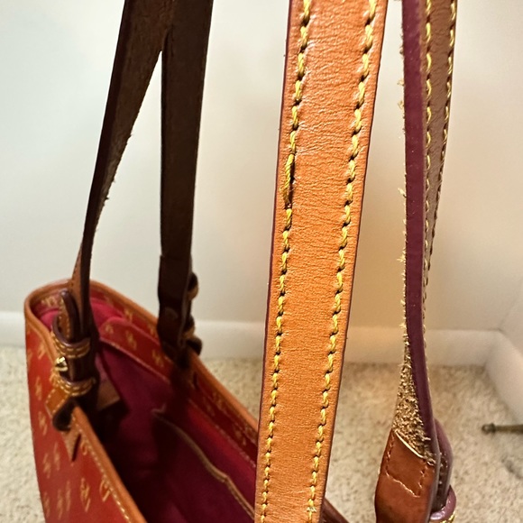 Dooney & Bourke Red Tote - Picture 9 of 16